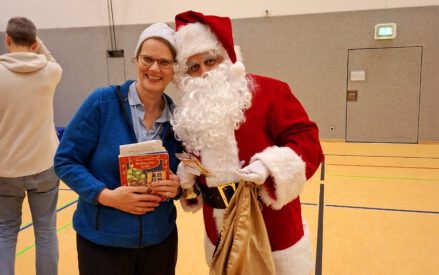 Der Weihnachtsmann zu Besuch bei uns…frohes Fest!